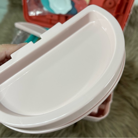 New Pretend Kitchen Play Set 3-in-1 Suitcase with Toy Pots Pans Dishes For 3+ - Picture 9 of 14